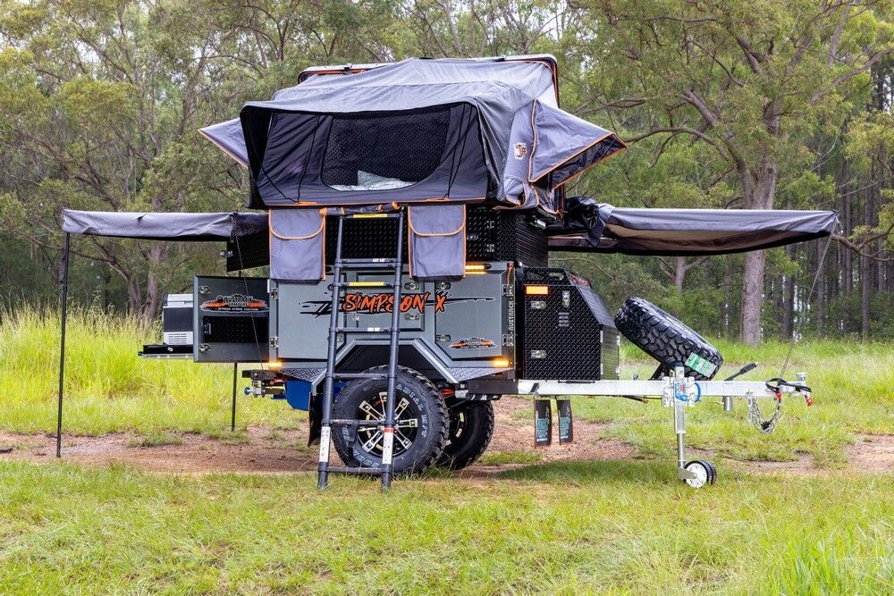 AusTuff Double Hard Shell Roof Top Tent - Image 4