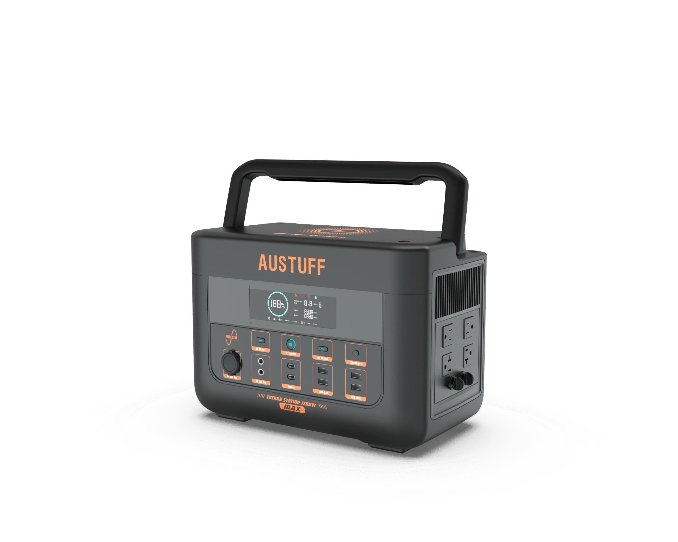 AusTuff 1200 POWER STATION - 1075Wh / 25.6V 42Ah (equivalent to 12.8V 84Ah) - Image 6